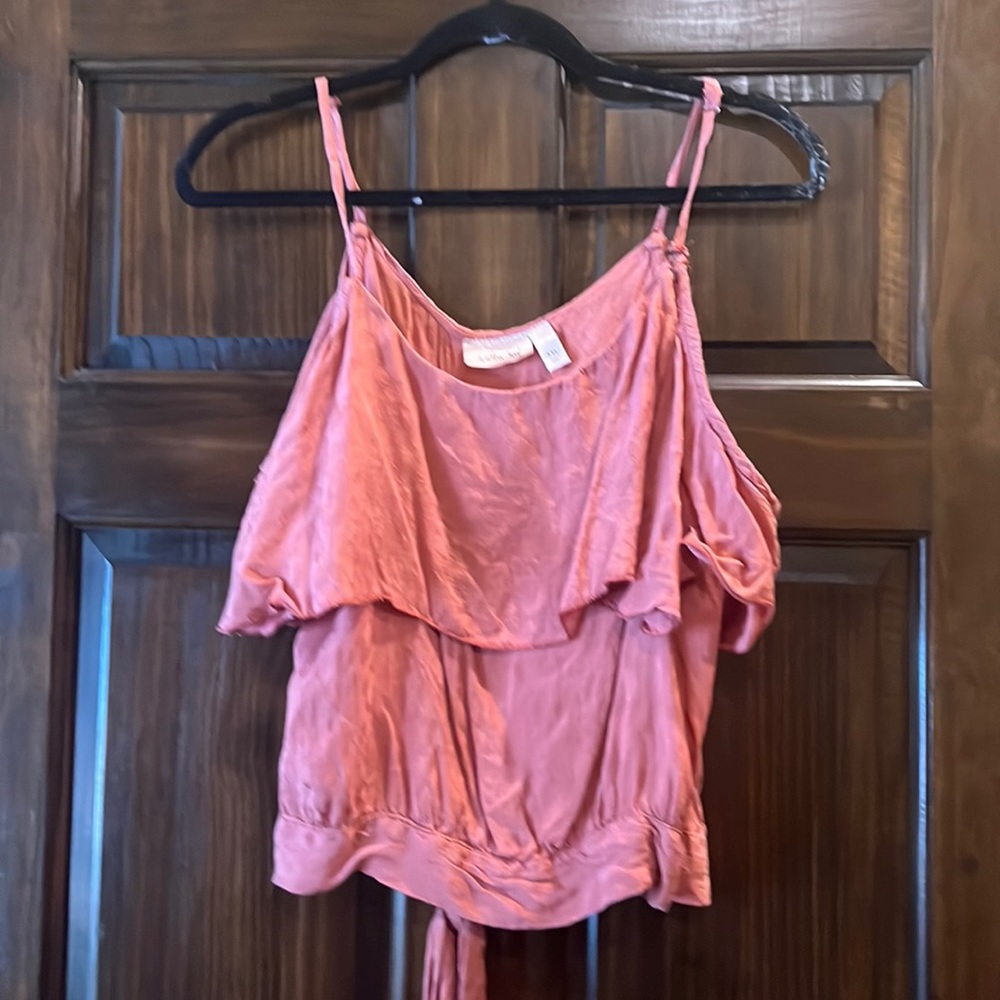 Adorable cold shoulder top. Size medium